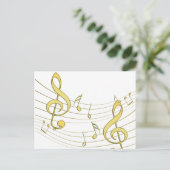 Carte Postale Musical (Debout devant)