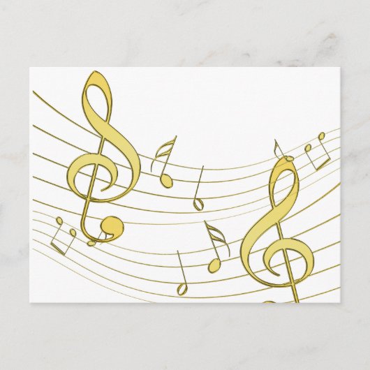 Carte Postale Musical (Devant)