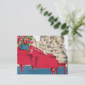 Carte Postale Musical Anniversaire Kittens (Debout devant)