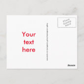 Carte postale musicale (Dos)