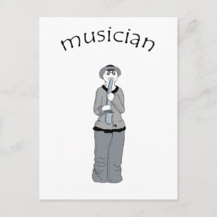 Carte Postale musicien