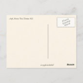 Carte Postale Musicien angélique (Dos)