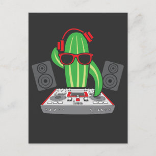 Carte Postale Musicien de musique électronique Rave Pickle DJ Pl