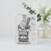 Carte Postale Musicien jouant d'une croupe (Debout devant)