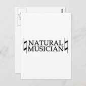 Carte Postale Musicien naturel (Devant / Derrière)