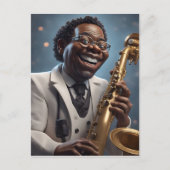 Carte Postale musiciens de jazz (Devant)