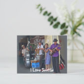 Carte Postale Musiciens de rue (Debout devant)