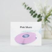 Carte Postale Musik rose (Debout devant)
