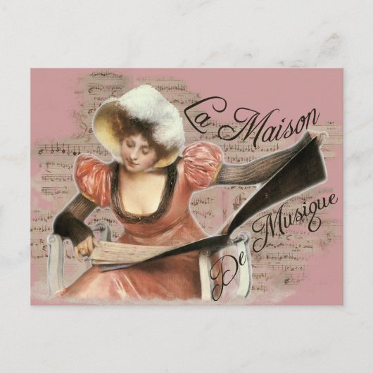 Carte Postale Musique (Devant)