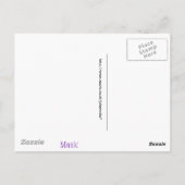 Carte Postale musique (Dos)