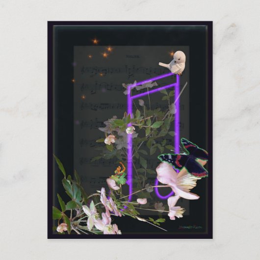 Carte Postale musique (Devant)