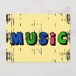 Carte Postale Musique