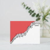 Carte postale Musique (Debout devant)