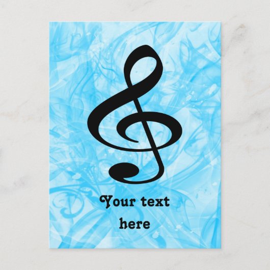 Carte Postale Musique (Devant)