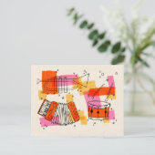 Carte Postale Musique (Debout devant)