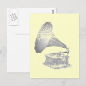 Carte Postale musique (Devant / Derrière)