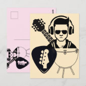Carte Postale Musique à gogo (Devant / Derrière)