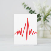 Carte Postale musique battante (Debout devant)