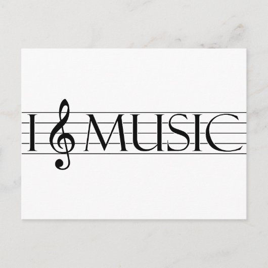 Carte Postale musique cardiaque 2 (Devant)