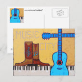 Carte postale MUSIQUE CITY (Devant / Derrière)