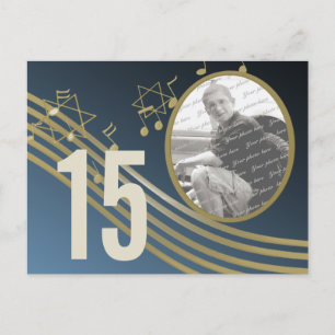 Carte Postale Musique dans l'air Numéro du tableau de photos