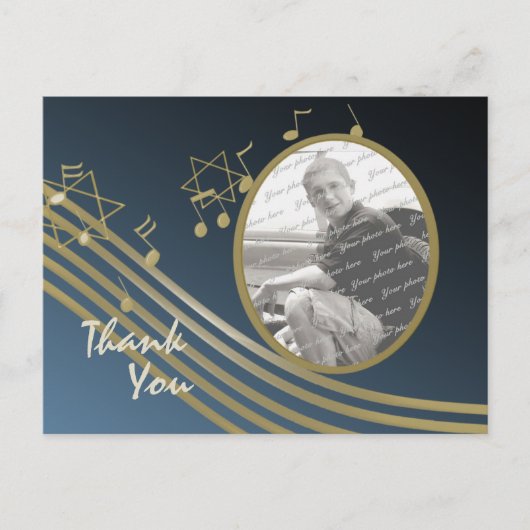 Carte Postale Musique dans l'air Photo (Devant)