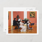 Carte Postale Musique dans un grand hall russe (Devant / Derrière)