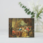 Carte Postale Musique dans un intérieur palatial avec (Debout devant)
