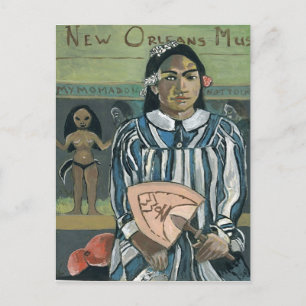 Carte Postale Musique de la Nouvelle-Orléans, Fan WWOZ