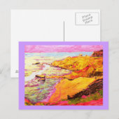 Carte Postale musique de plage (Devant / Derrière)