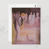 Carte Postale Musique de rue (Devant / Derrière)