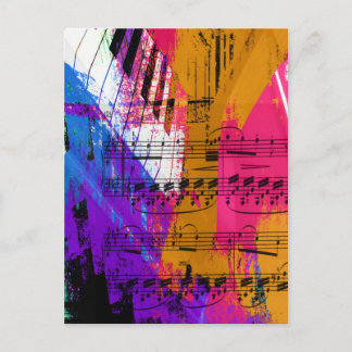 Carte Postale musique, décoration piano (12)