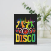 Carte Postale Musique Disco 80s 90s Party Groove Funky Musique (Debout devant)