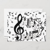 Carte Postale Musique du coeur_ (Devant / Derrière)