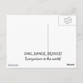 CARTE POSTALE MUSIQUE EN MOI (Dos)