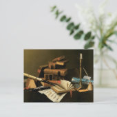 Carte Postale Musique et littérature (Debout devant)