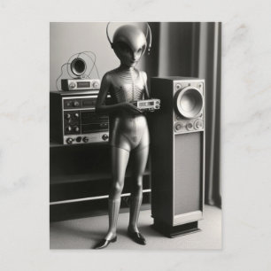 Carte Postale Musique extraterrestre 