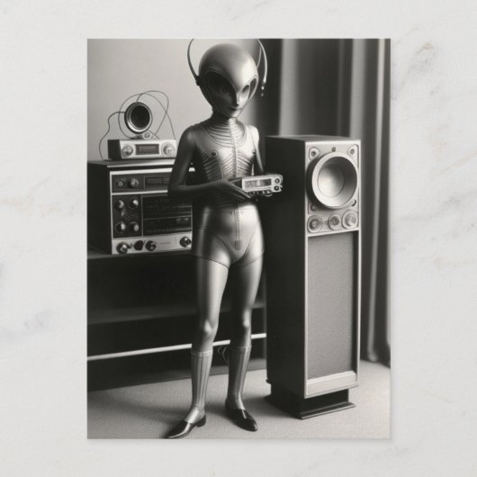 Carte Postale Musique extraterrestre (Devant)