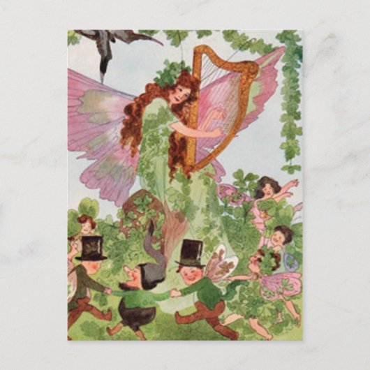 Carte Postale Musique Féerie Lecture de musique (Devant)