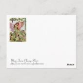 Carte Postale Musique Féerie Lecture de musique (Dos)