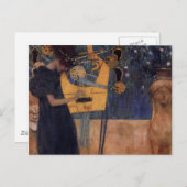 Carte Postale Musique - Gustav Klimt (Devant / Derrière)