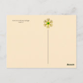 CARTE POSTALE MUSIQUE MÉDIÉVALE ÉTRANGE BESTIAIRE,CHAT JOUANT DE (Dos)