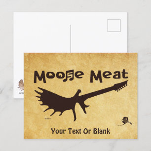 Carte Postale Musique Moose Meat Rock
