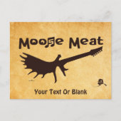 Carte Postale Musique Moose Meat Rock (Devant)