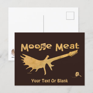 Carte Postale Musique Moose Meat Rock