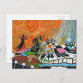 Carte Postale Musique sans Terre (Devant / Derrière)