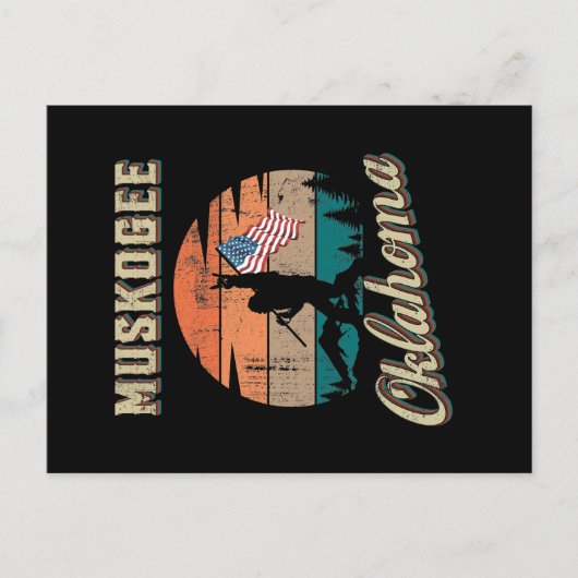 Carte Postale Muskogee Oklahoma (Devant)