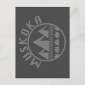 Carte Postale Muskoka Design - Stickers Carrés (Devant)