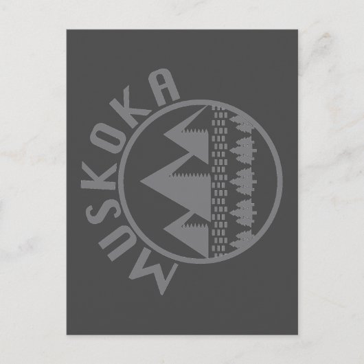 Carte Postale Muskoka Design - Stickers Carrés (Devant)