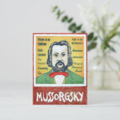 Carte Postale Mussorgsky (Debout devant)
